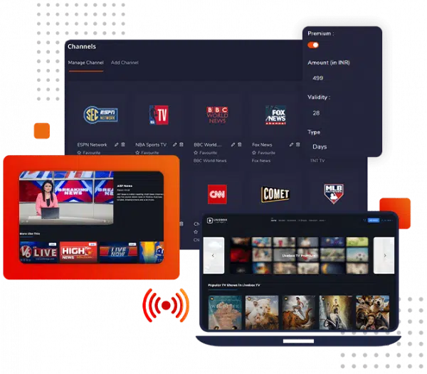 100% Customizable Content Curator online TV Channel